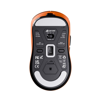 ATTACK SHARK X3 Wireless Gaming Mouse PAW3395 Superlight