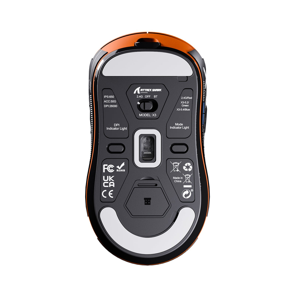 ATTACK SHARK X3 Wireless Gaming Mouse PAW3395 Superlight