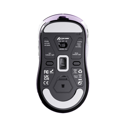 ATTACK SHARK X3 Wireless Gaming Mouse PAW3395 Superlight