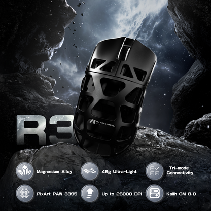 ATTACK SHARK R3 Magnesium Alloy Gaming Mouse 8K