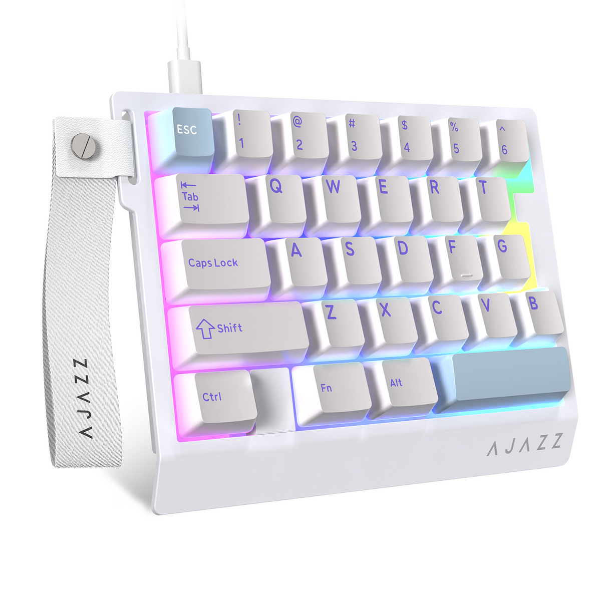 ATTACK SHARK X AJAZZ AK029 Wired One-Handed Gaming Keyboard