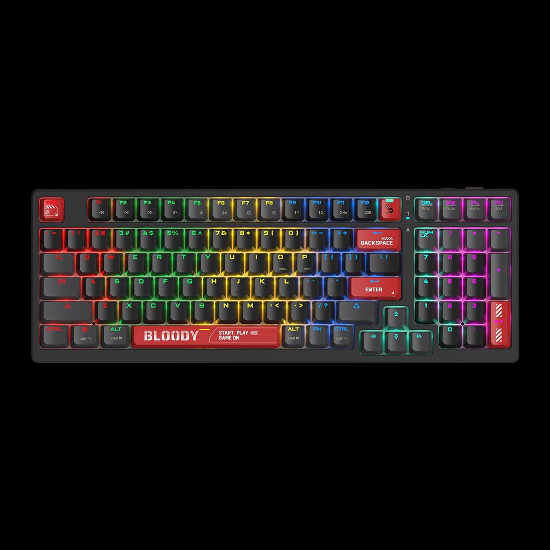 WS98 Dual-Core Wireless Mechanical Gaming Keyboard