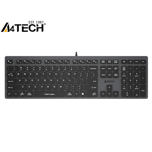 A4tech Fstyler FX50 Scissor Switch Computer Keyboard - Keycaps