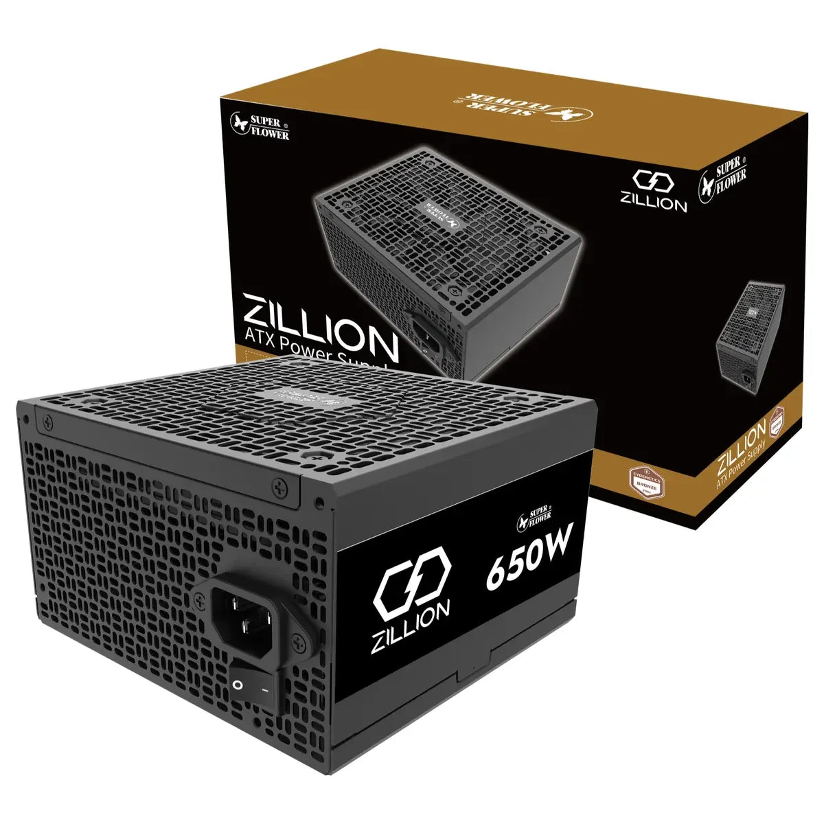 Super Flower ZILLION Silver 650W 80 Plus Silver ATX 3.1 Power Supply