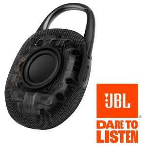 JBL Clip 5 Ultra-Portable Bluetooth Speaker, IP67 Waterproof and Dustproof, Up To 15 Hours Playtime, Black