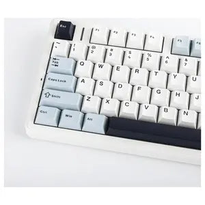 Aula F99 Pro Tri-Mode 96% 100-Key Gasket-Mounted Mechanical Keyboard with Knob, Bluetooth 5.0 and 2.4GHz Wireless and USB Type-C Wired, 8000mAh Battery, South-Facing RGB Backlight, Star Vector Switch, Blue/White/Black