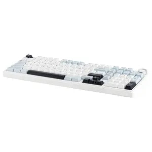 Aula F99 Pro Tri-Mode 96% 100-Key Gasket-Mounted Mechanical Keyboard with Knob, Bluetooth 5.0 and 2.4GHz Wireless and USB Type-C Wired, 8000mAh Battery, South-Facing RGB Backlight, Star Vector Switch, Blue/White/Black
