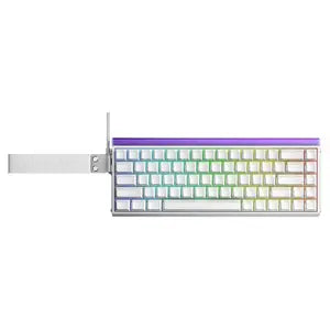 AULA HERO68 HE 60-Key Wired Hall Effect Gaming Keyboard, 16.8M RGB Backlighting, 8000Hz Polling Rate and 0.125ms Latency, Rapid Trigger and Adjustable Actuation, USB Type-C, White