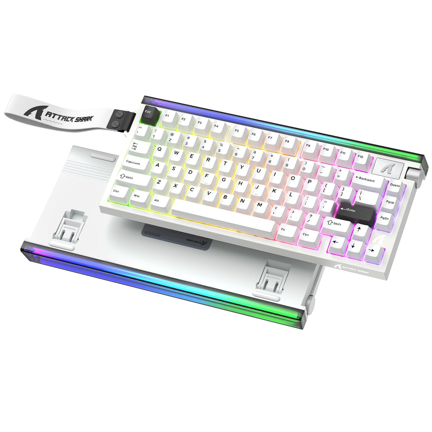 ATTACK SHARK R85 HE Rapid Trigger Keyboard Magnetic Switch with Custom Lightbox