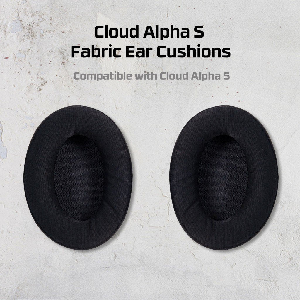 HyperX Fabric Ear Cushions for Cloud Alpha S Soft Memory Foam