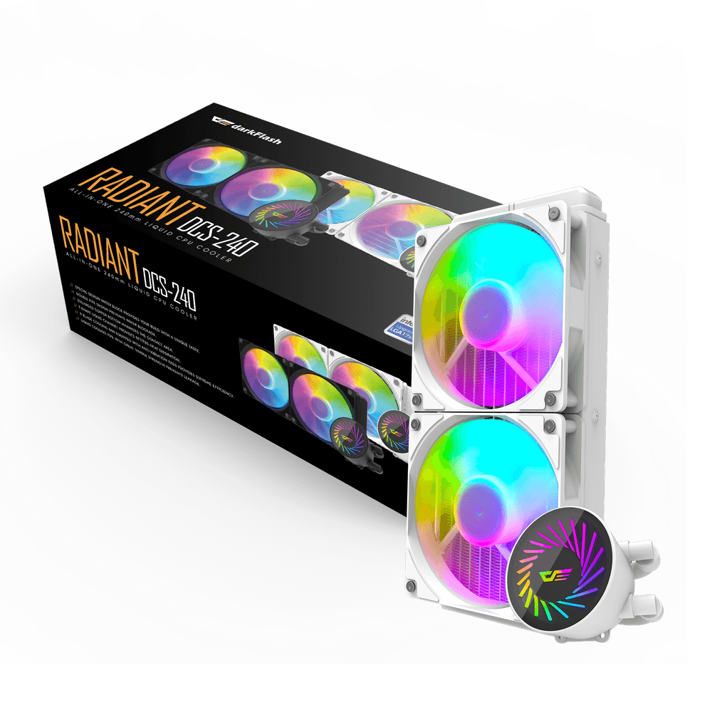 Darkflash DCS240 Water Cooling Fan White