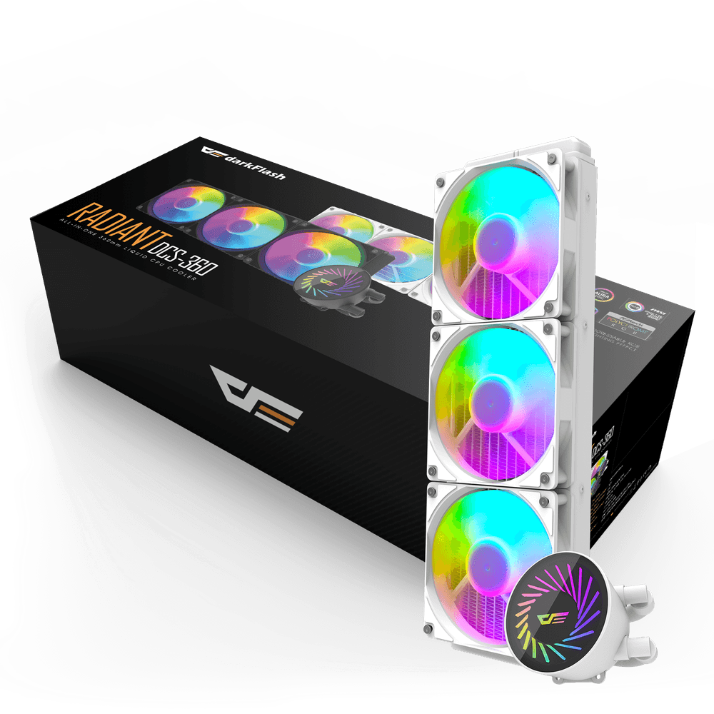 Darkflash DCS360 Water Cooling Fan White