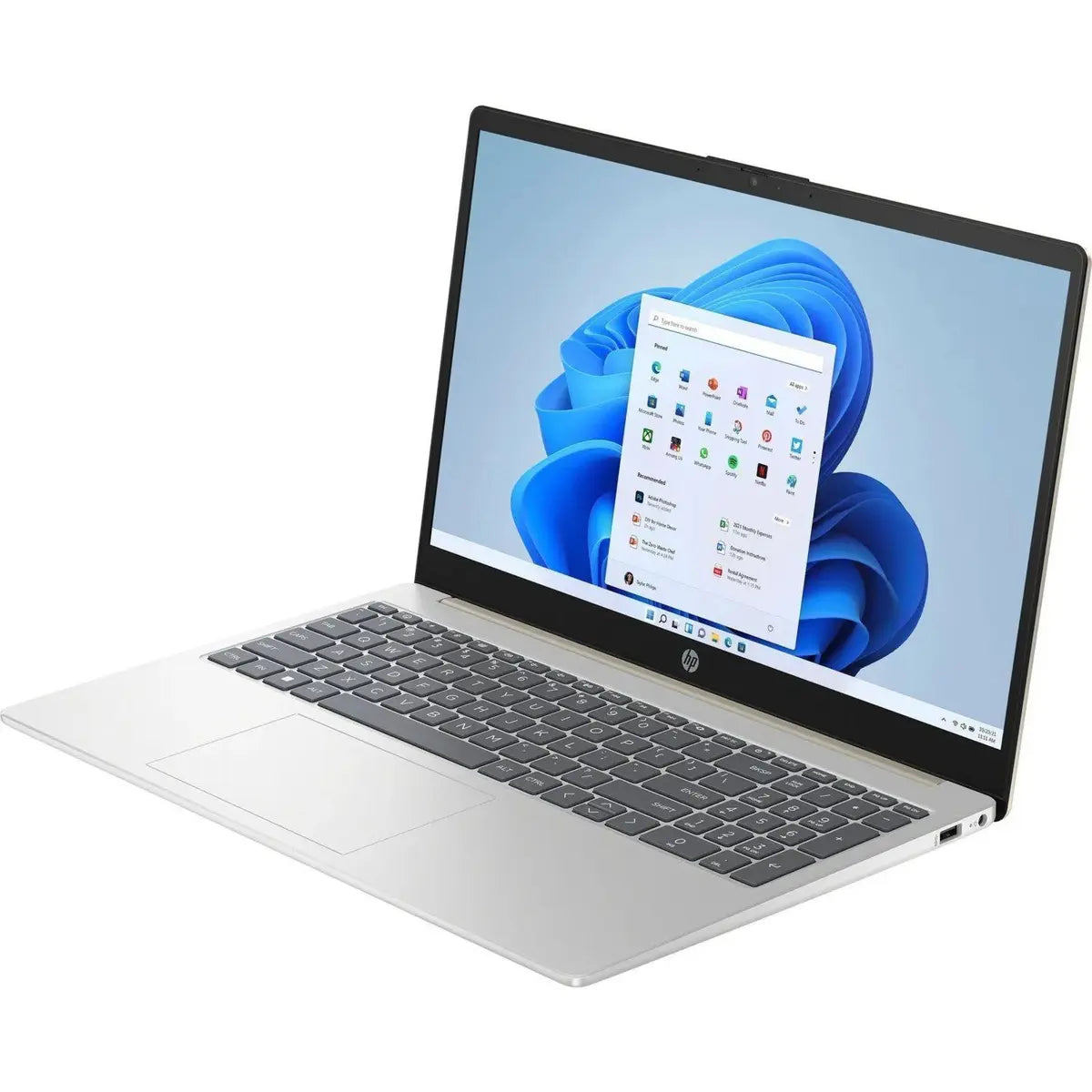 HP 15-FD0215DX Laptop 13th Gen Core i5-1334U, 16GB DDR4, 512GB SSD, Intel Iris Xe Graphics, 15.6" FHD Touchscreen, Windows 11 Home, Silver