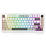 E-Yooso Z-82 Mechanical Keyboard - White Black Red