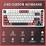 E-Yooso Z-82 Mechanical Keyboard - White Black Red