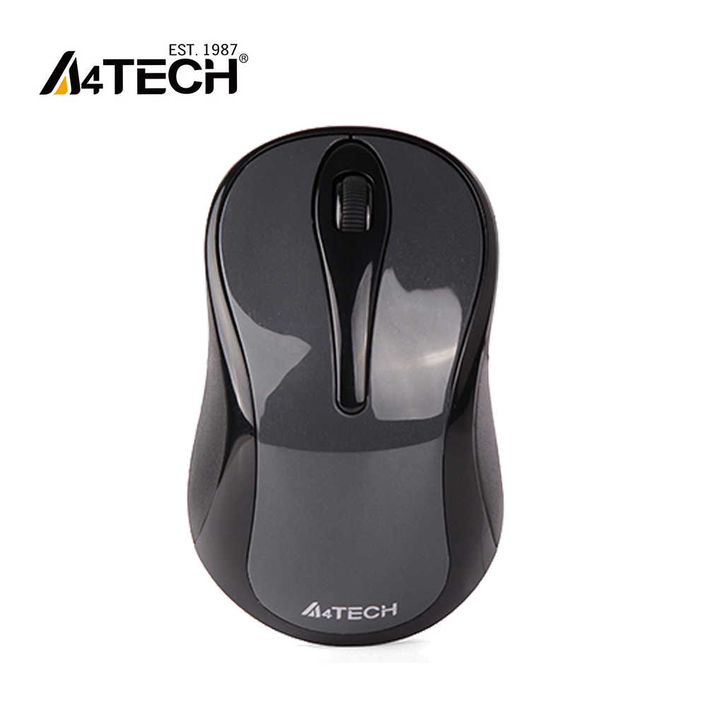 A4Tech G3-280NS 1200 DPI Glossy Grey Silent Click Office Mouse