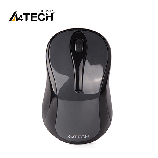 A4Tech G3-280NS 1200 DPI Glossy Grey Silent Click Office Mouse