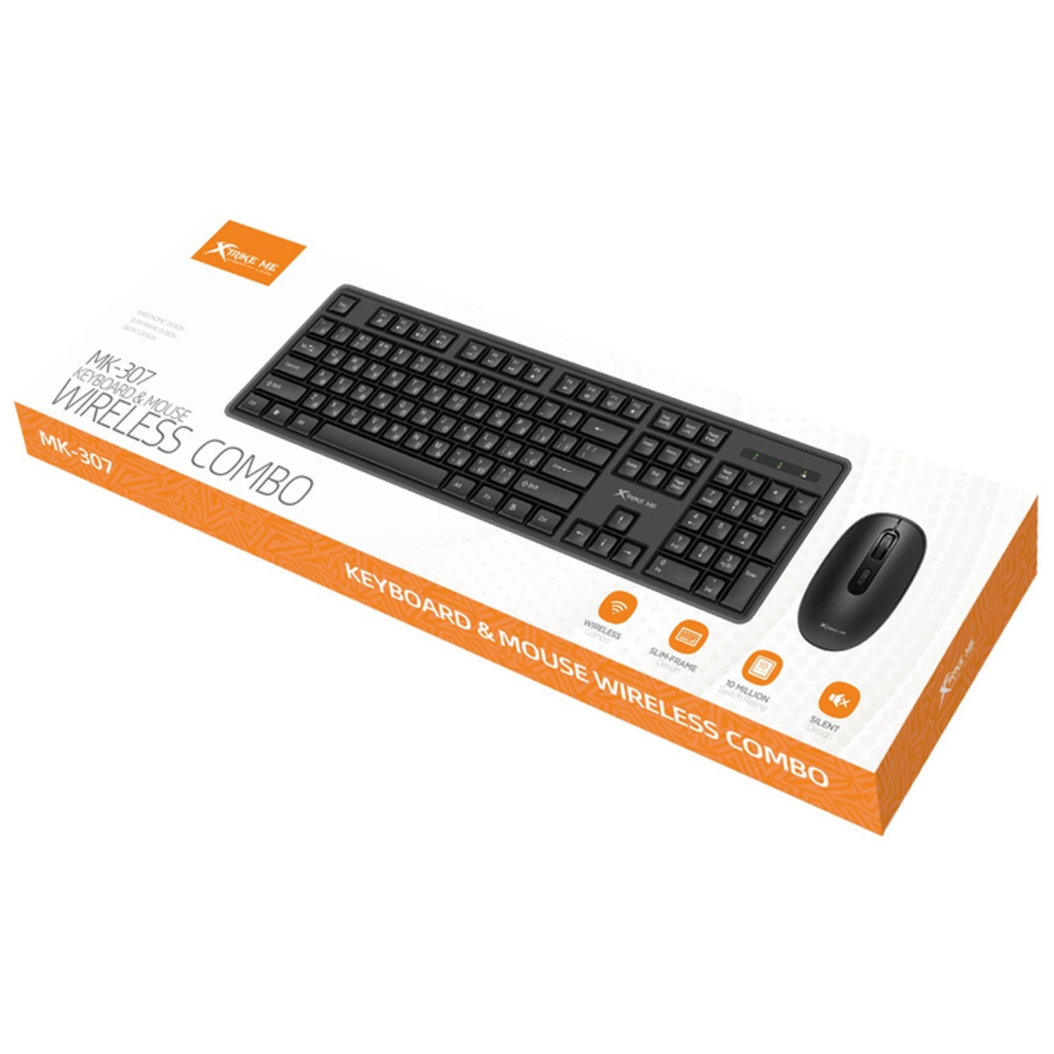 XTRIKE ME MK-307 EN WIRELESS KEYBOARD & MOUSE COMBO