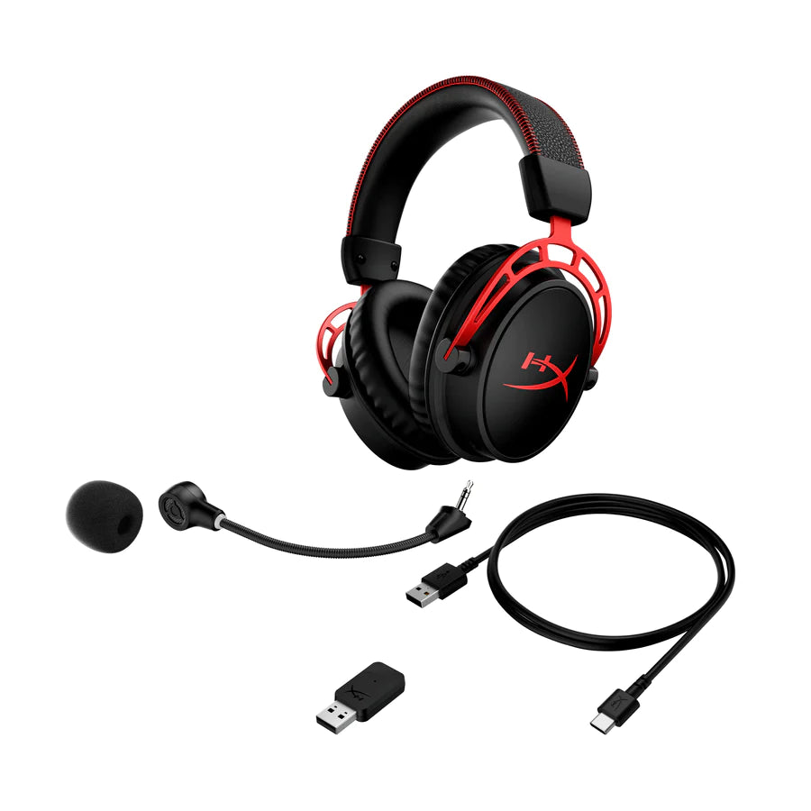 HyperX Cloud Alpha Wireless Gaming Headset WITHOUT BOX Over 300 hours of battery DTS Headphone:X Spatial Audio