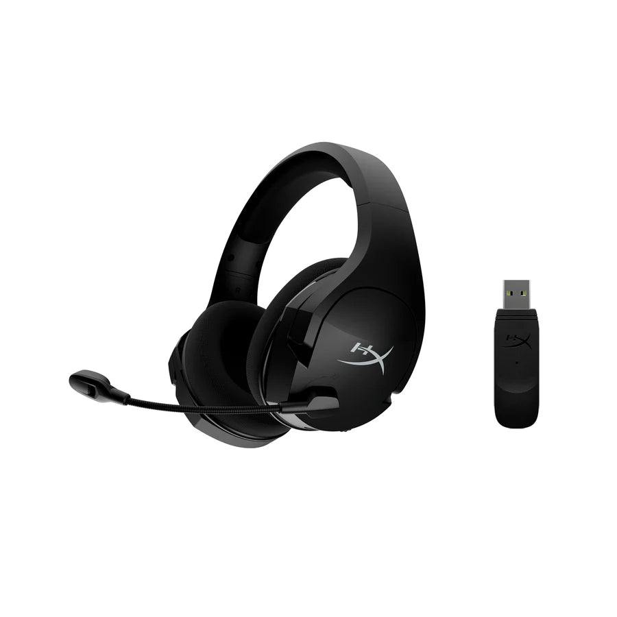 HyperX Cloud Stinger Core Wireless Gaming Headset WITHOUT BOX WITH LEATHER EARCUPS for PC DTS Sound, Noise Cancelling Microphone, Lightweight