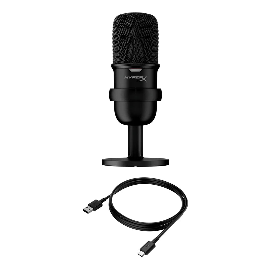 HyperX SoloCast USB Gaming Microphone Mini Microphone for Streaming, Gaming and Professional OPEN BOX
