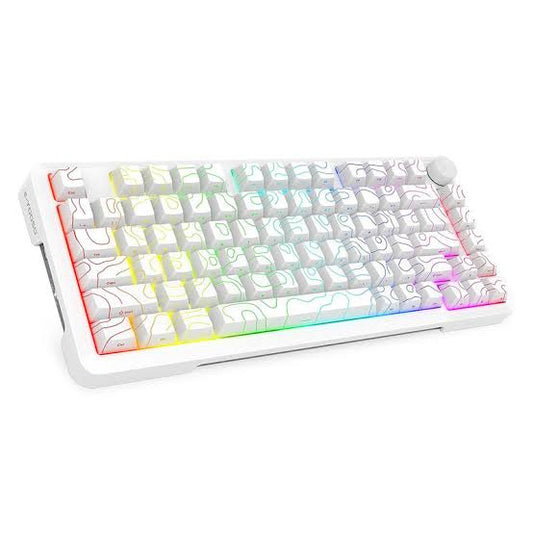 E-Yooso Z-82 Tri-Mode Mechanical Keyboard - White