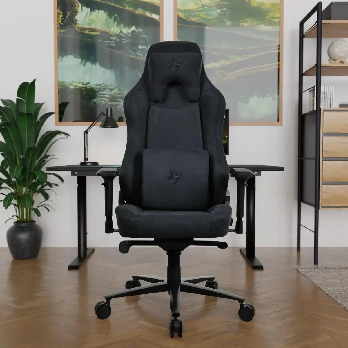 Arozzi Vernazza Supersoft Premium Ergonomic Gaming Office Chair, Pure Black