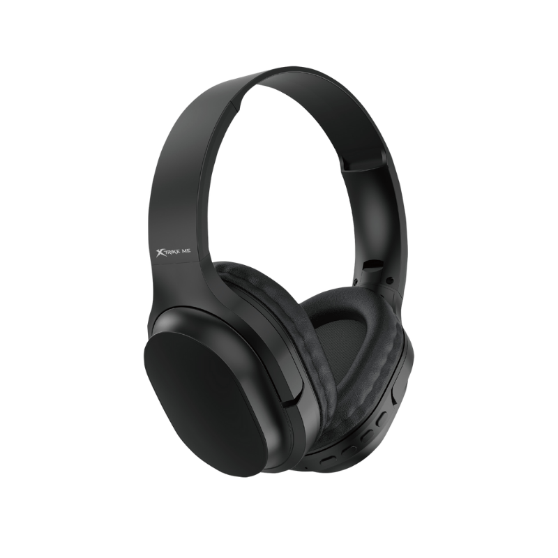 XTRIKE ME HD-214 BK WIRELESS BLUETOOTH 5.3 FOLDABLE OVER-EAR HEADPHONE
