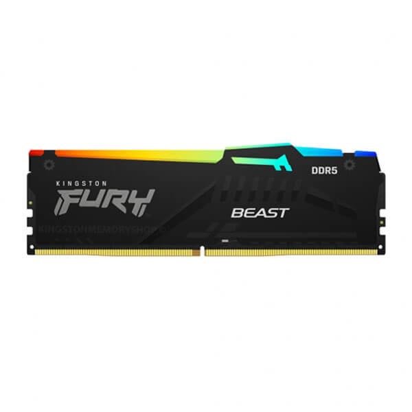 Kingston FURY Beast DDR4 RGB16GB 3200MHz Gaming RAM Memory Module CL16 Desktop Memory Single Module Infrared Syncing Intel XMP AMD Ryzen