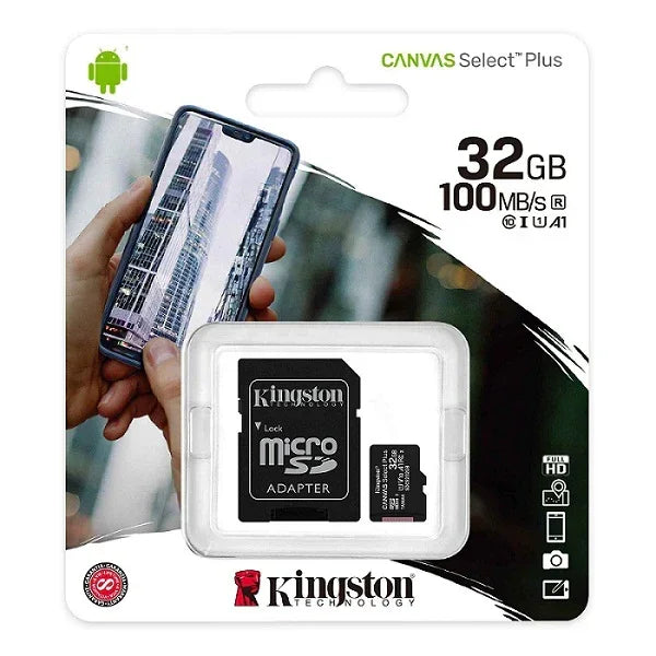 Kingston Canvas Select Plus UHS-I 32GB MicroSD Memory Card