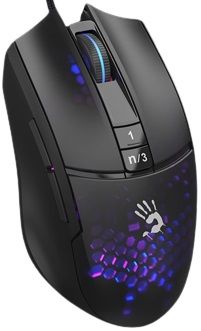 Bloody L65 Max Lightweight Gaming Mouse RGB Animation 12000 CPI - Ultra Core 3 & 4 Activated | Honeycomb
