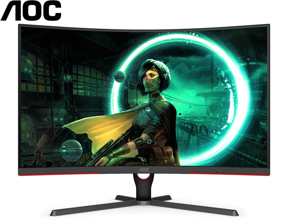 AOC CQ32G3SE 31.5"Inches Curved QHD 165Hz Adaptive-Sync Gaming Monitor