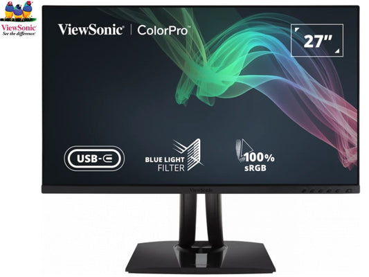 ViewSonic VP2756-2K 27" 2K 60W USB-C QHD 2560x1440 sRGB Gaming LED Monitor