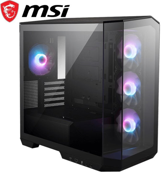 MSI MAG PANO M100R PZ Tempered Glass Gaming Casing Black