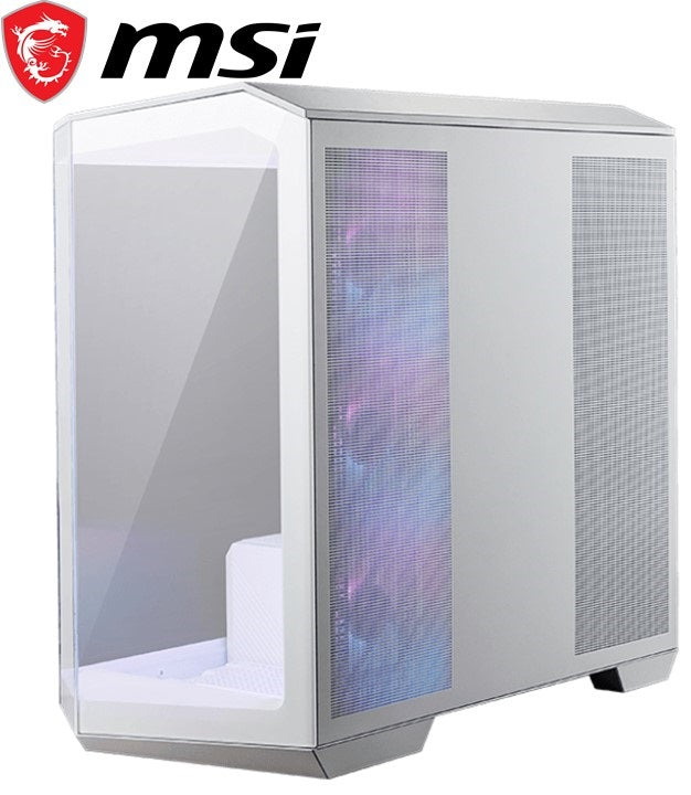 MSI MAG PANO M100R PZ Tempered Glass Gaming Casing White