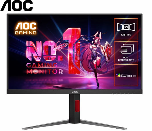 AOC U27G4 27" Dual Refresh Rate 4K UHD 160Hz or FHD 320Hz Gaming Monitor