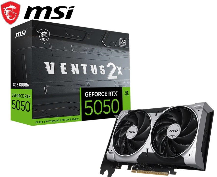 MSI GeForce RTX 5050 8G VENTUS 2X OC Gaming Graphics Card