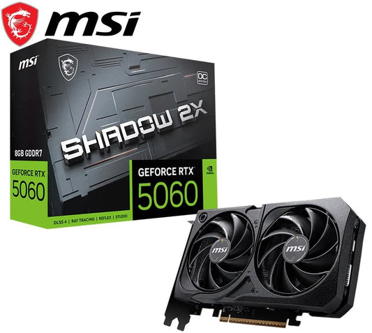 MSI GeForce RTX 5060 8G SHADOW 2X OC Gaming Graphics Card