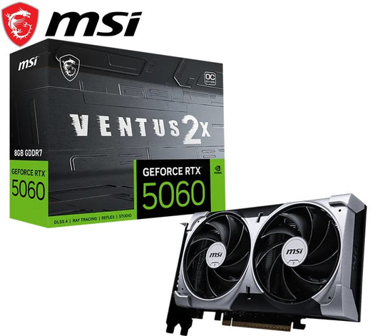 MSI GeForce RTX 5060 8G VENTUS 2X OC Gaming Graphics Card