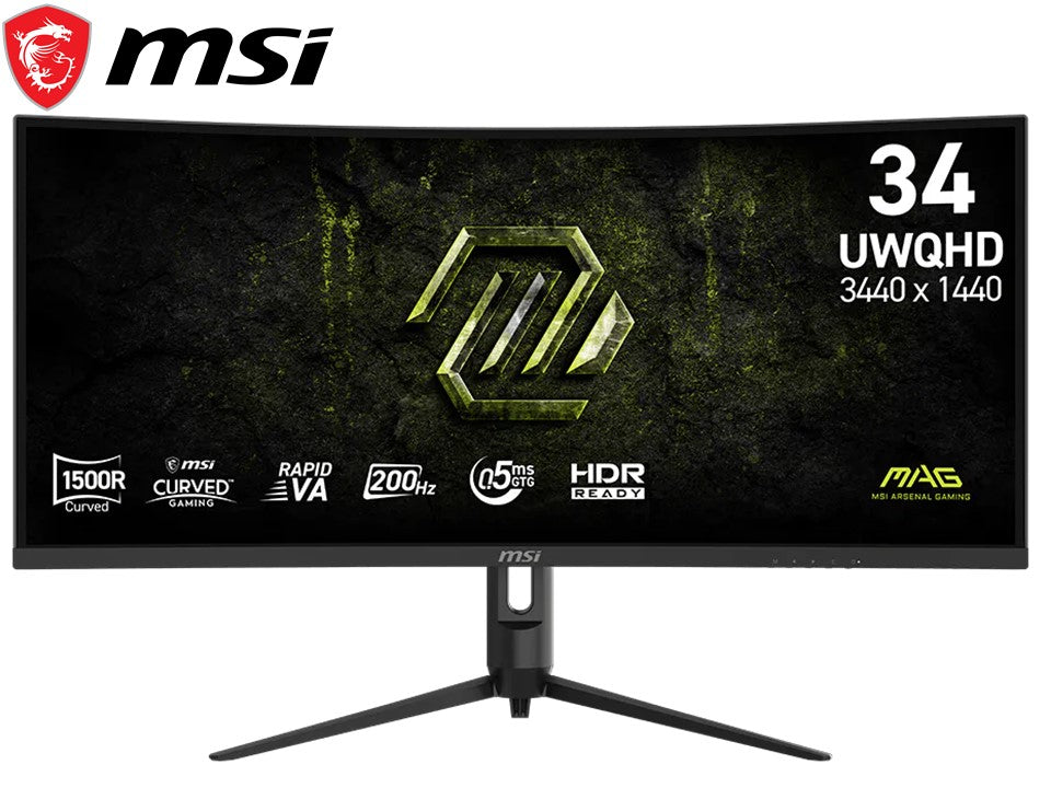 MSI MAG 342CQRF E20 Curved 200Hz 0.5ms Gaming Monitor