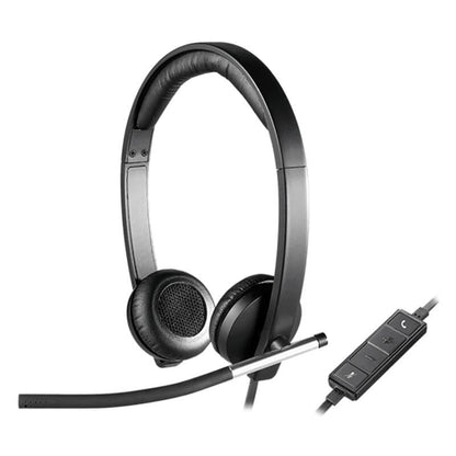Logitech H650e Business Headset with Noise-Cancelling Mic