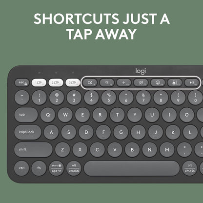 Logitech K380s Pebble Keys 2 Bluetooth Wireless Keyboard