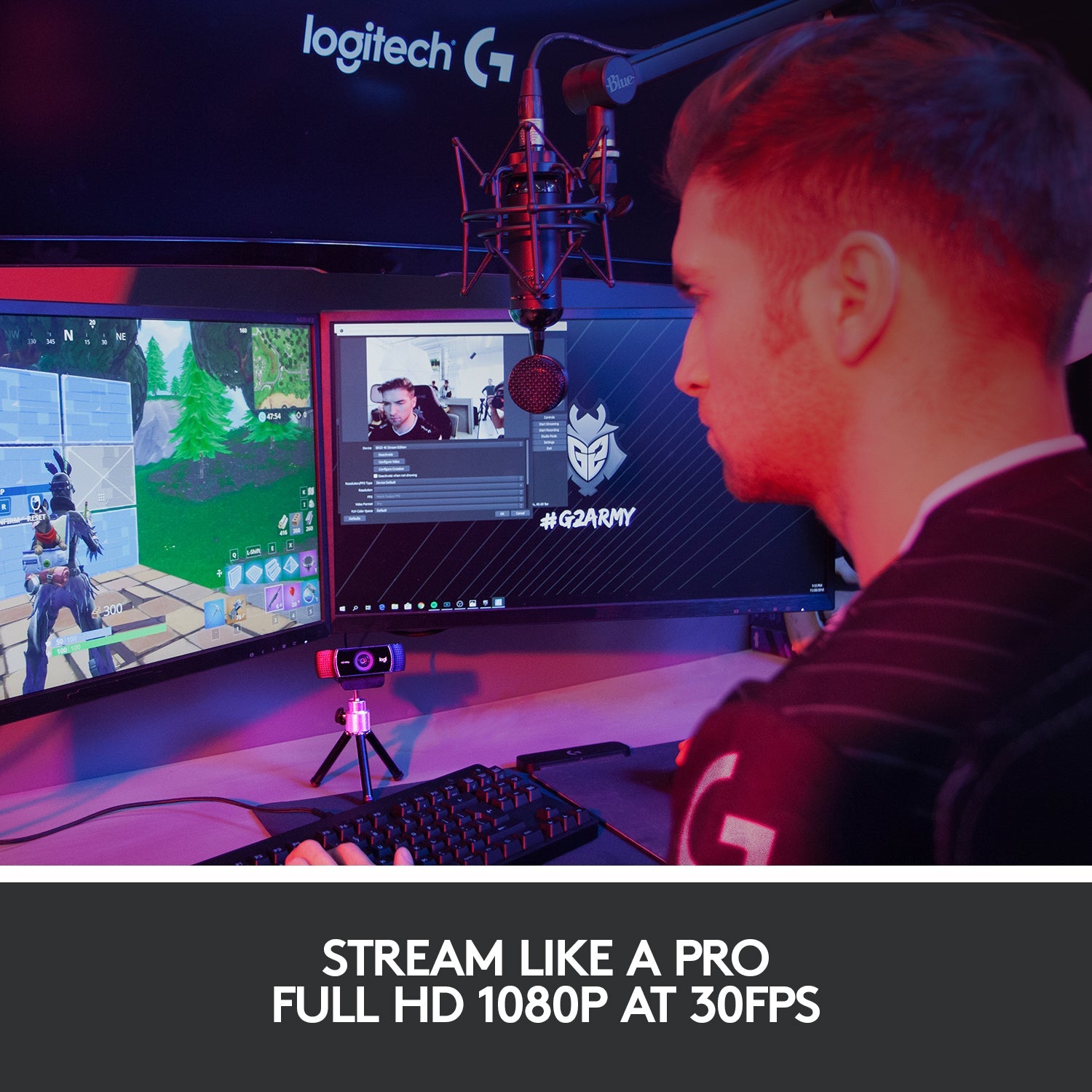 Logitech C922 Pro Stream HD Webcam 1080p