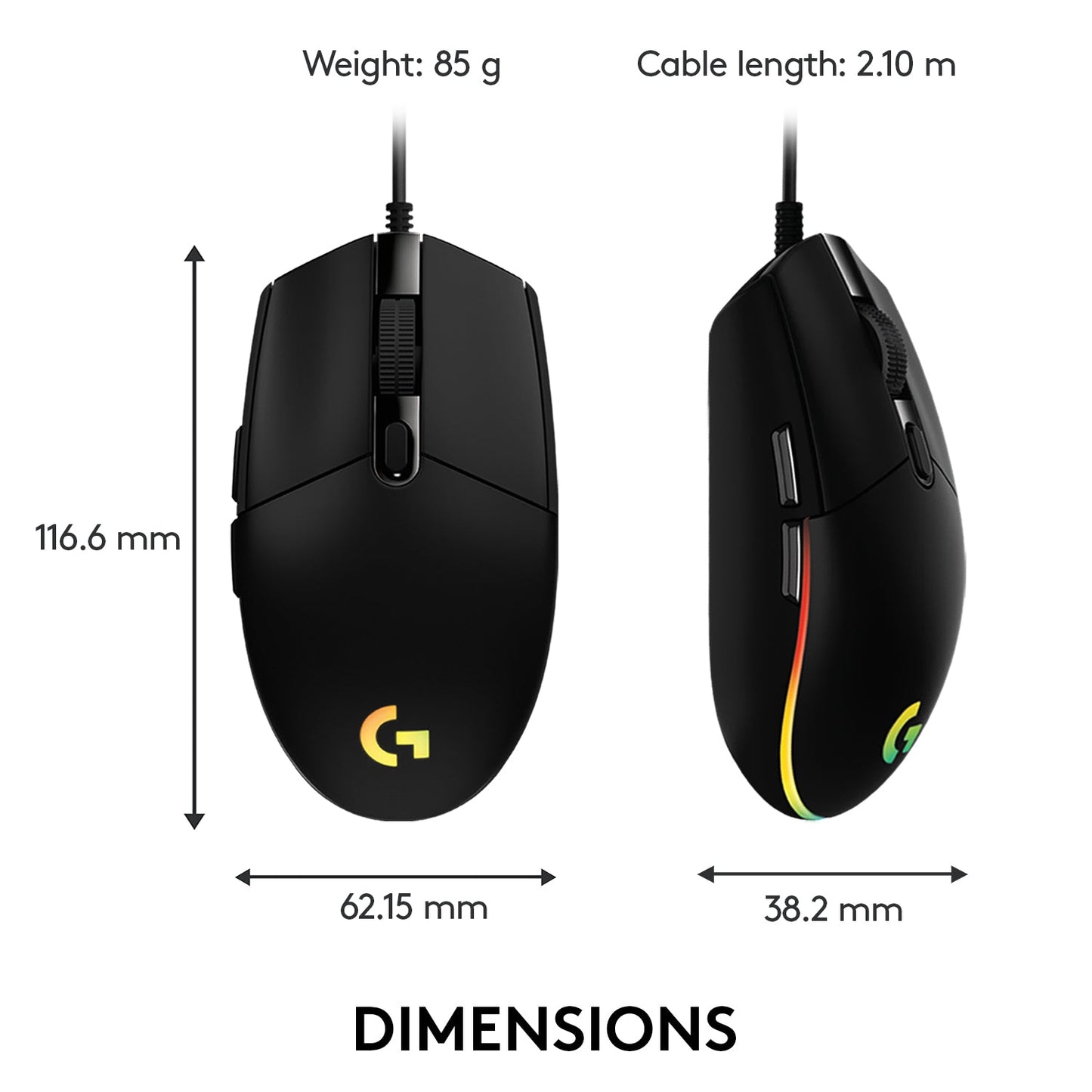 Logitech G102 LIGHTSYNC Gaming Mouse