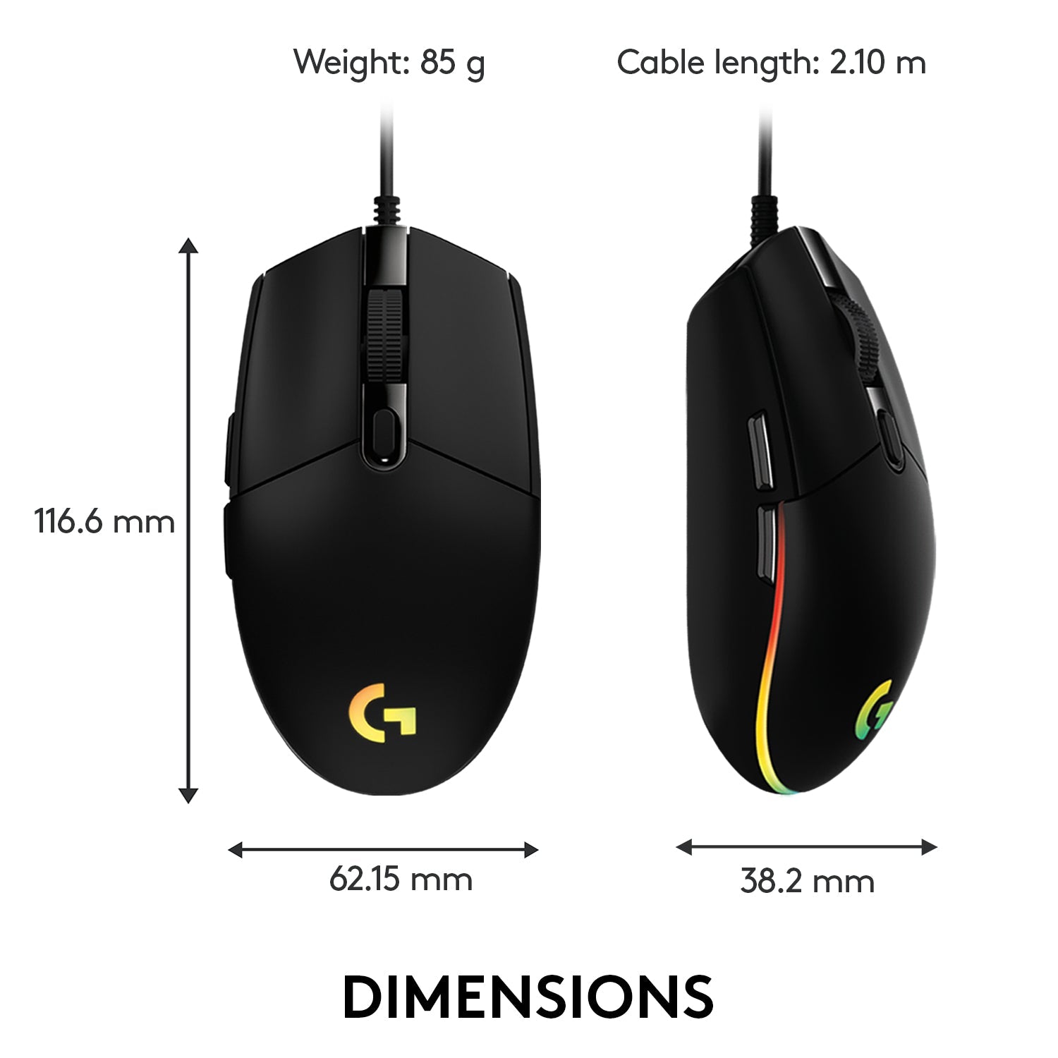 Logitech G102 LIGHTSYNC Gaming Mouse