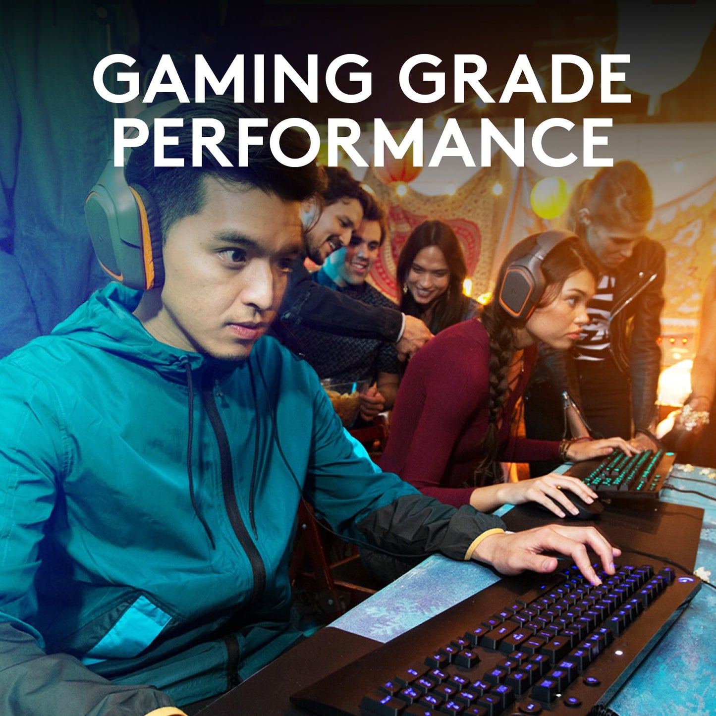 Logitech G213 Gaming Keyboard with RGB Lighting & Anti-Ghosting