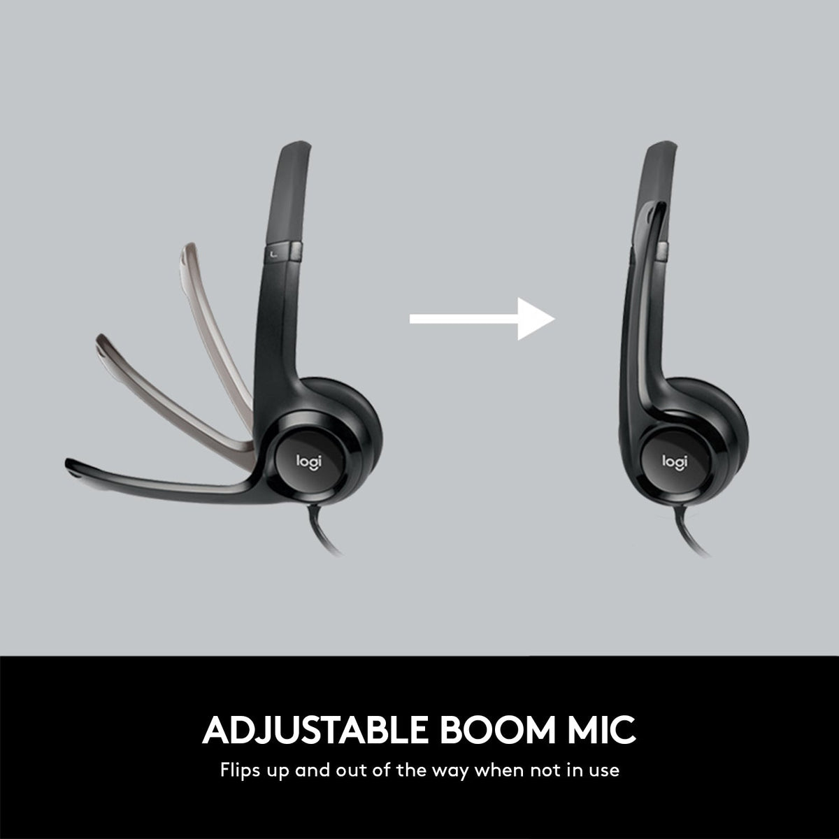 Logitech H390 USB Headset with Noise-Cancelling Mic