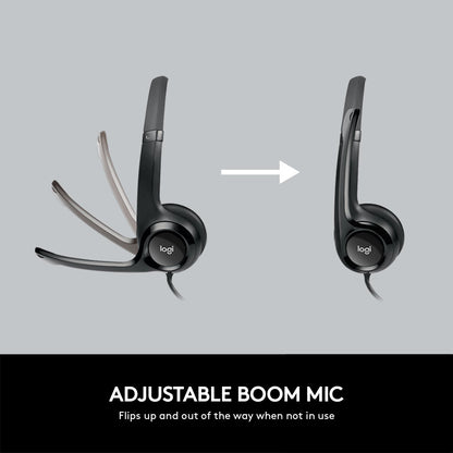 Logitech H390 USB Headset with Noise-Cancelling Mic