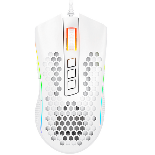 Redragon M988W STORM ELITE RGB Gaming Mouse (White)