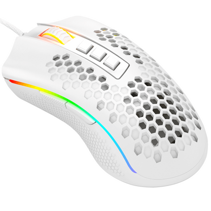 Redragon M988W STORM ELITE RGB Gaming Mouse (White)